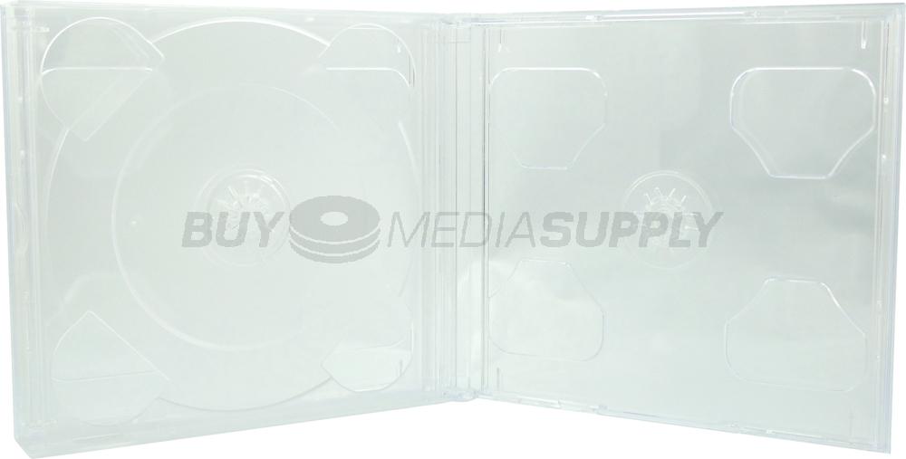 24mm Clear Sexuple 6 Discs CD Jewel Case 