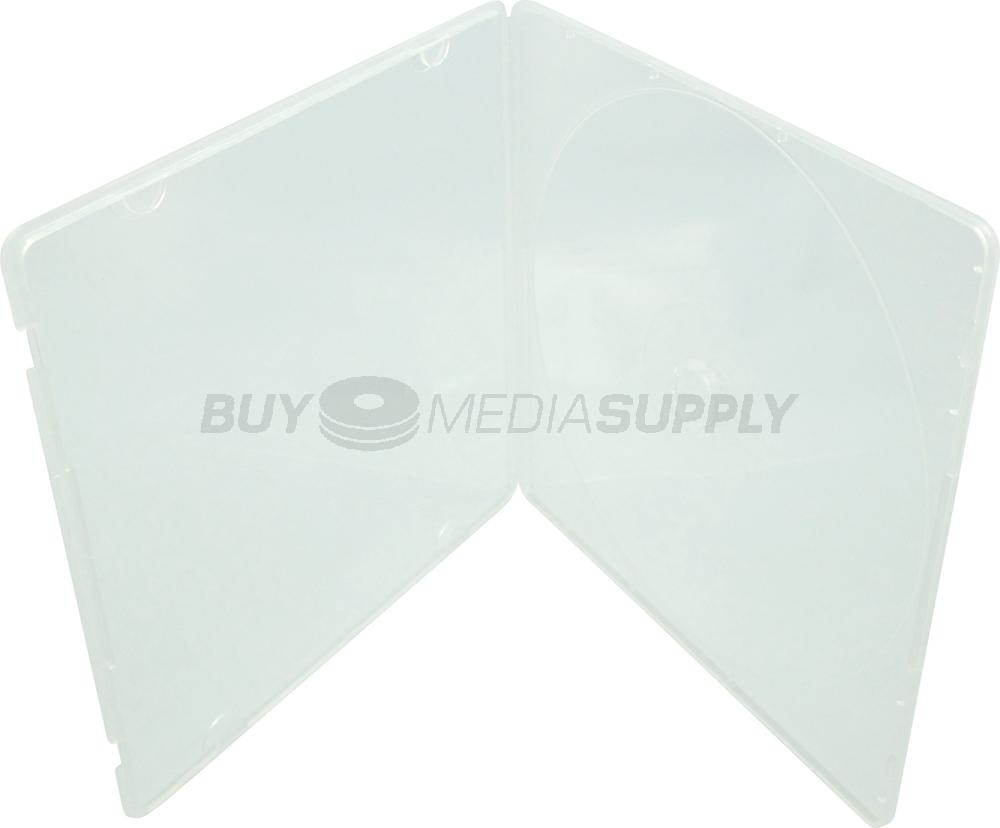 5mm Slimline Clear 1 Disc CD//DVD PP Poly Case